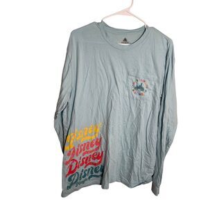 Disney Parks Dose of Disney Long Sleeve Shirt Adult XL Blue Top